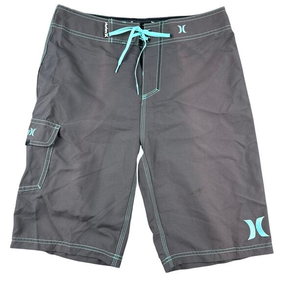 Hurley One and Only Boardshort 22" Mens Swimwear Medium Ash Size 28 - Picture 1 of 4